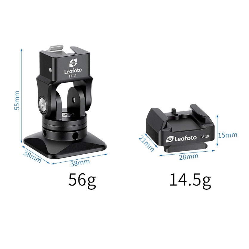 Leofoto FA-14 quick release platform (Arca Swiss) + FA-10 V quick release plate