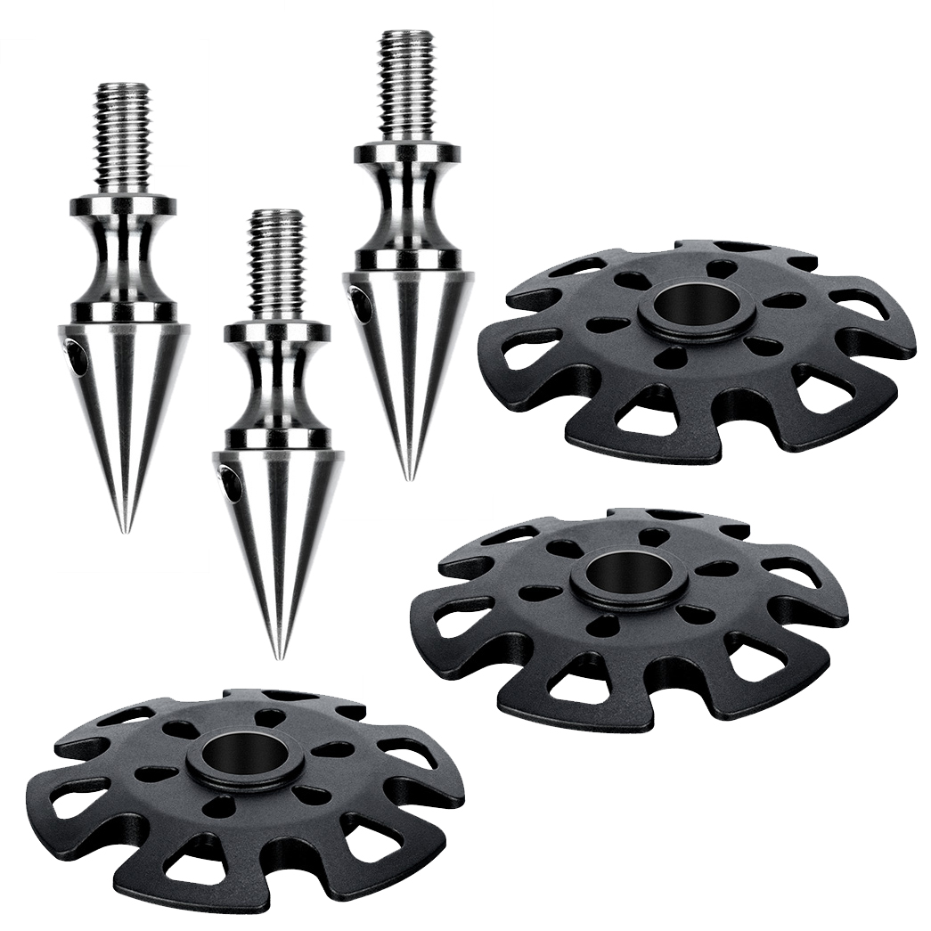 Leofoto TFW Spikes mit Schneeteller (3er Set)