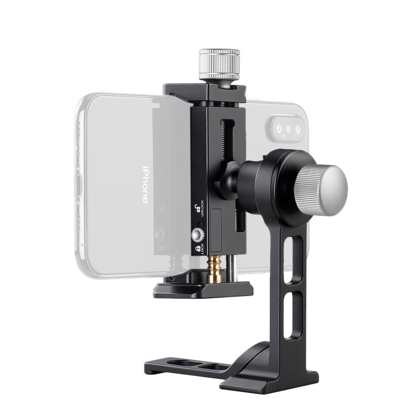Leofoto PS-1 + PC-90II smartphone holder with ball head stand