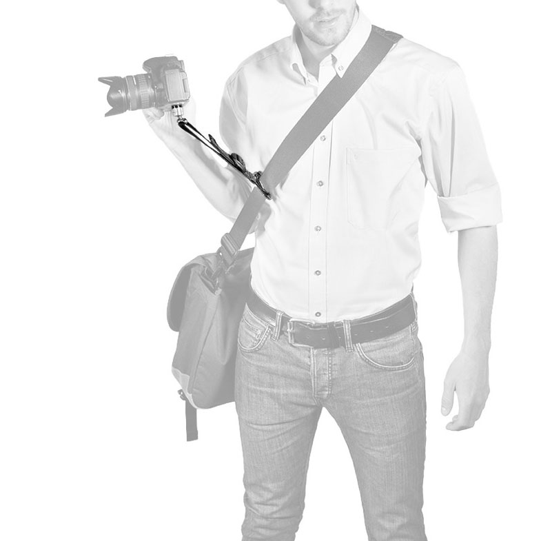 SUN-SNIPER Rotaball Strap Surfer: Kuriertaschen-Strap mit ROTABALL Konnektor