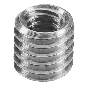 Kirk QRB-1S Gewinde Reduzierstück aus Edelstahl 3/8" auf 1/4"