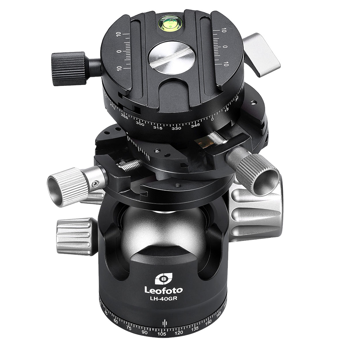 Rótula de bola Leofoto LH-40GR con cabezal panorámico de engranajes G2