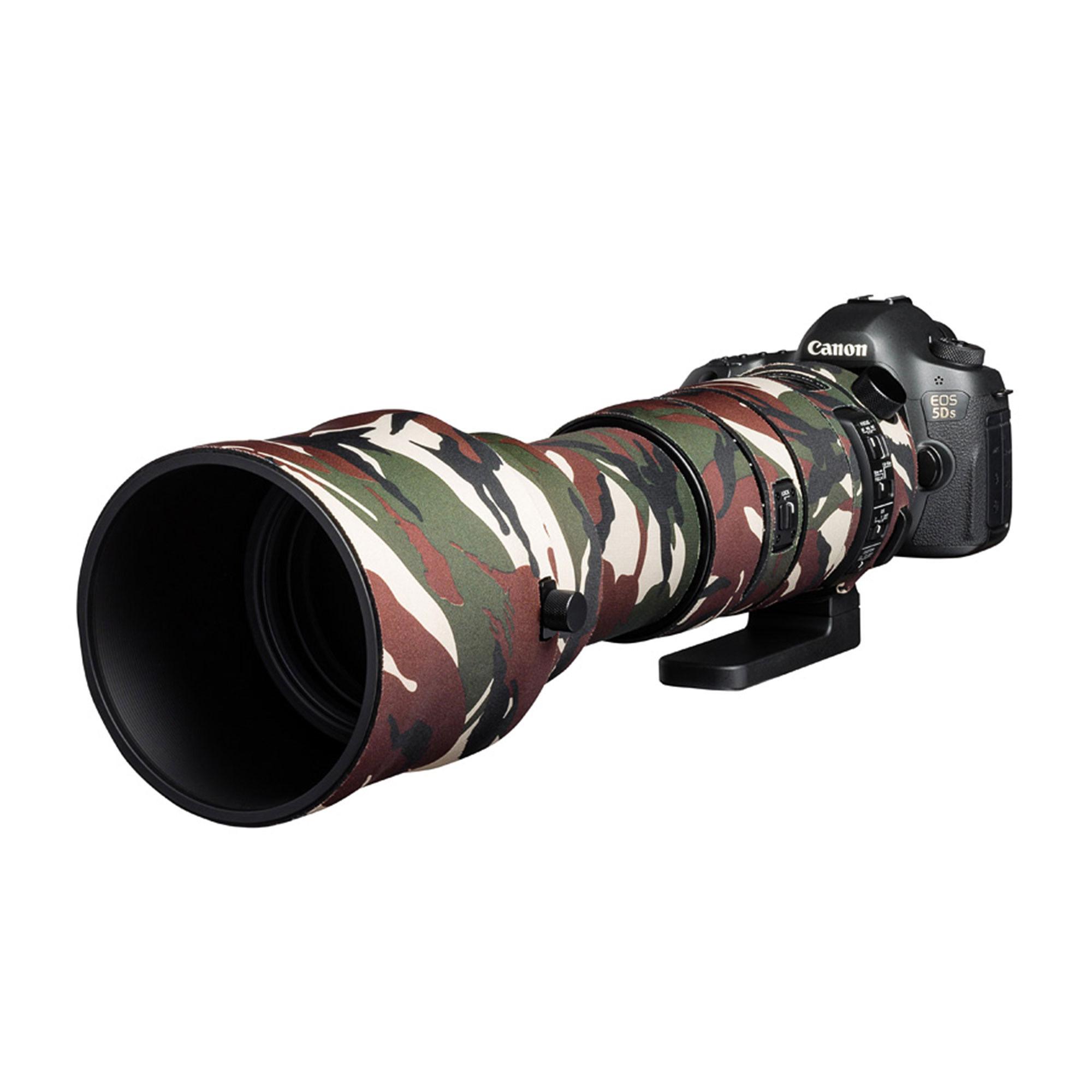 Easycover Objektivschutz Lens Oak für Sigma 150-600mm F5.0-6.3 DG OS HSM Sports Grün Camouflage - Farbe: Grün Camouflage