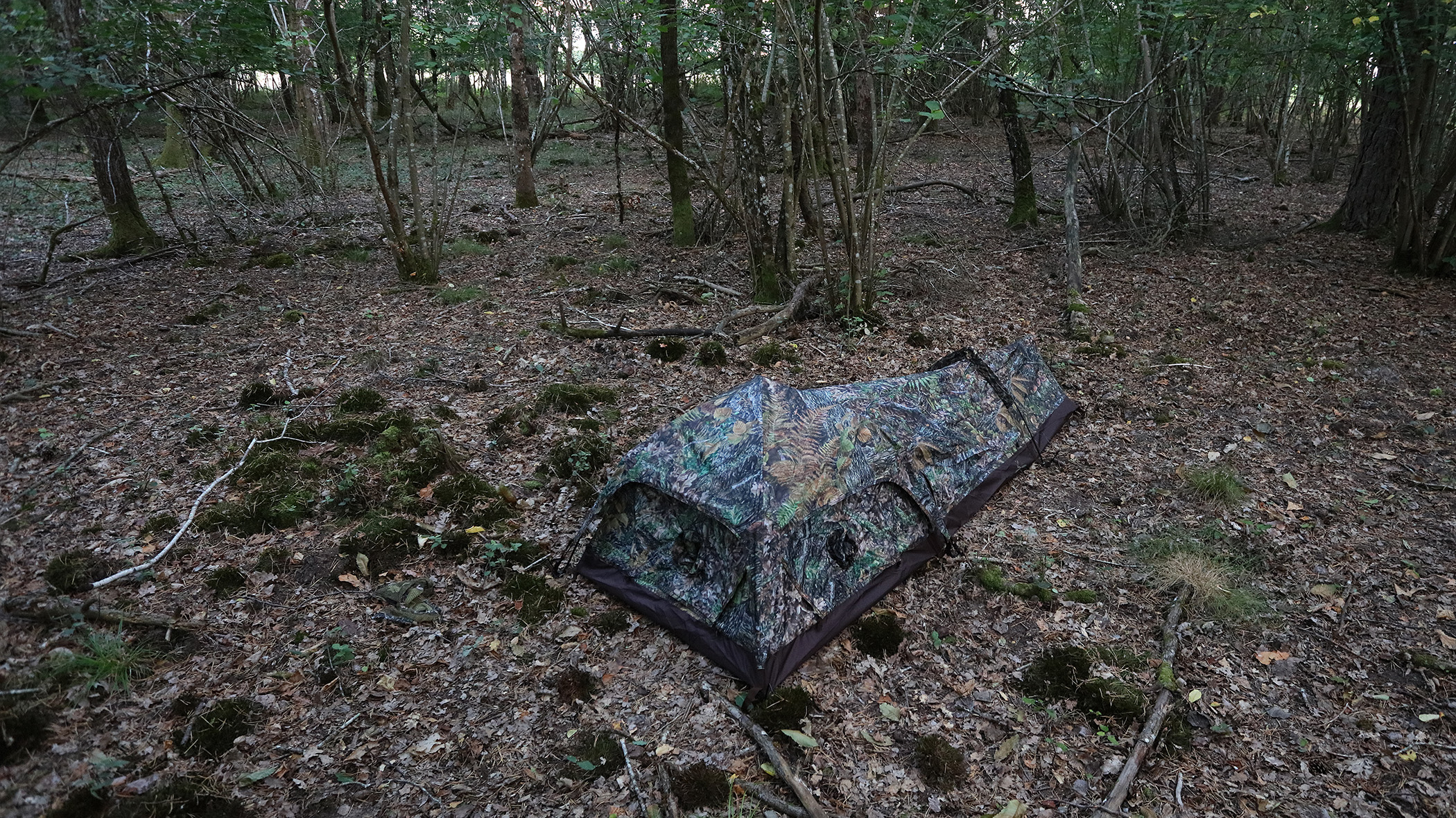 Tragopan HOKKI V3 Liegezelt für Bodennahe Fotografie