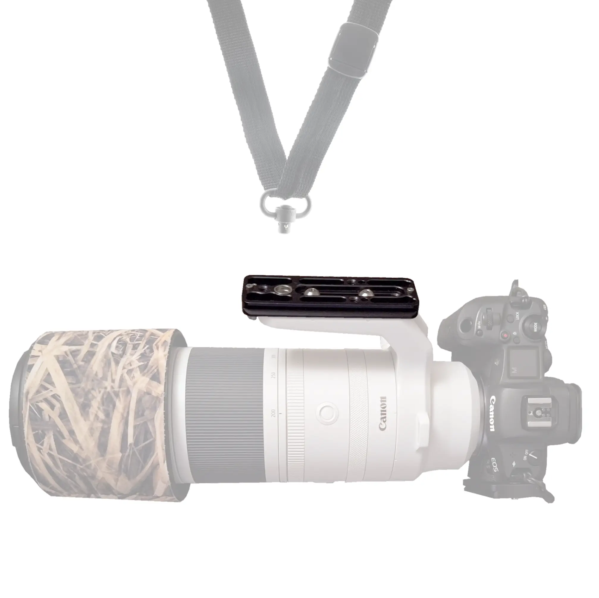 Placa de objetivo universal Kirk KLP-450-2NL (114 mm) con montura QD y 2 tornillos