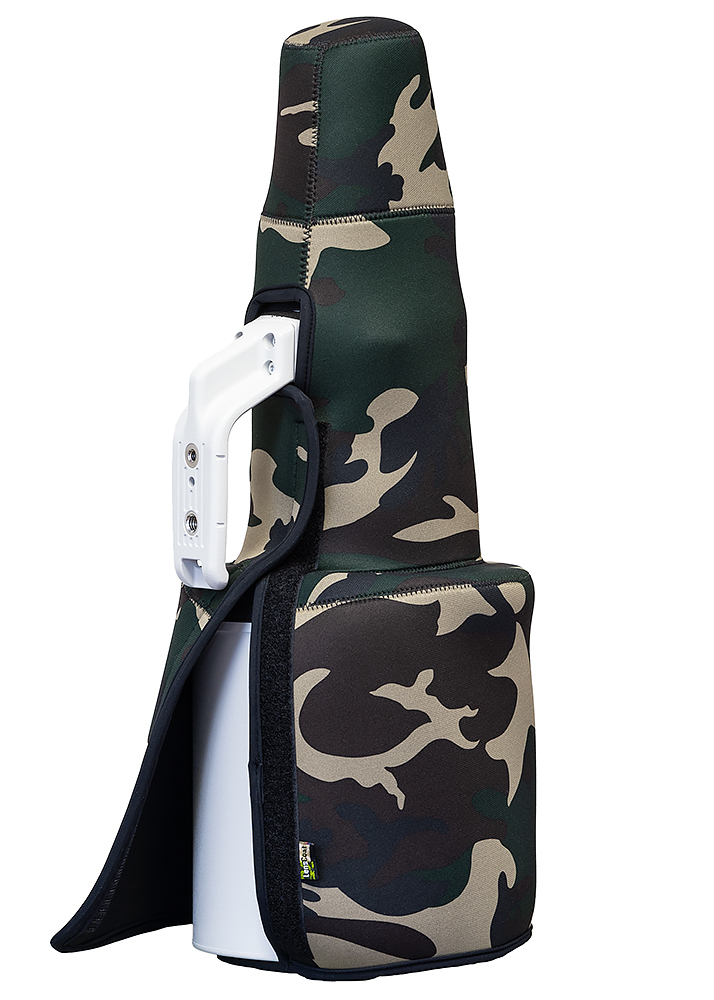 TravelCoat™ für Canon RF 600 f/4 mit Sonnenblende Forest Green Camo - Farbe:  Forest Green Camo LensCoat
