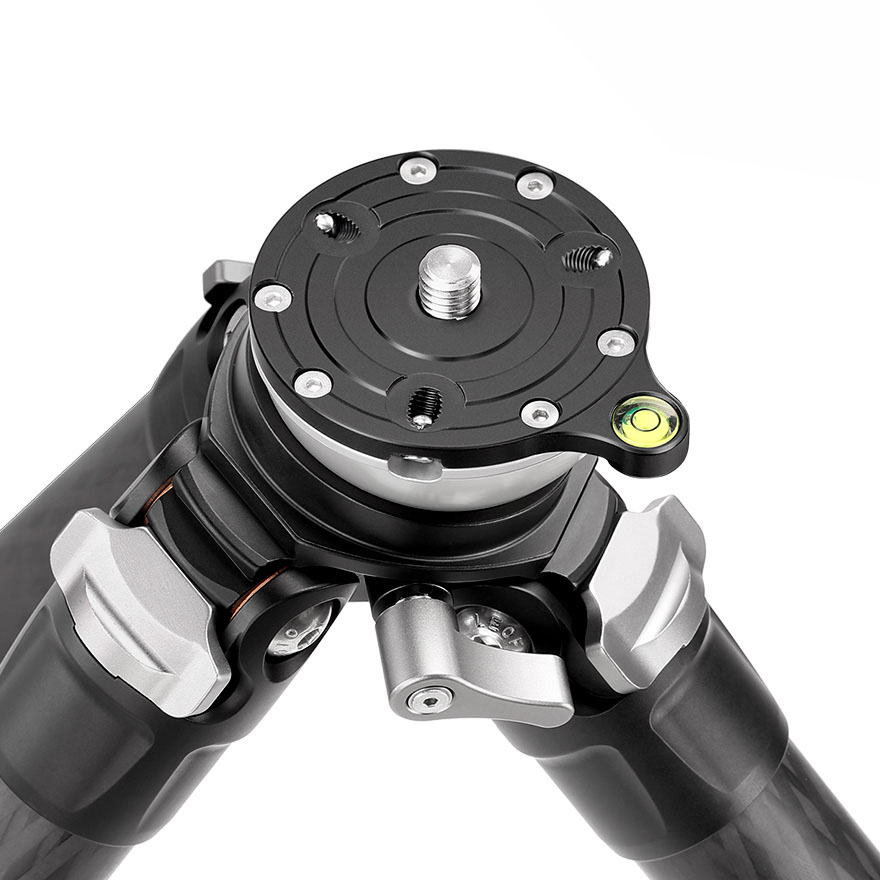 Leofoto LS-255CEX Ranger Karbon Stativ mit integrierter Nivellierung