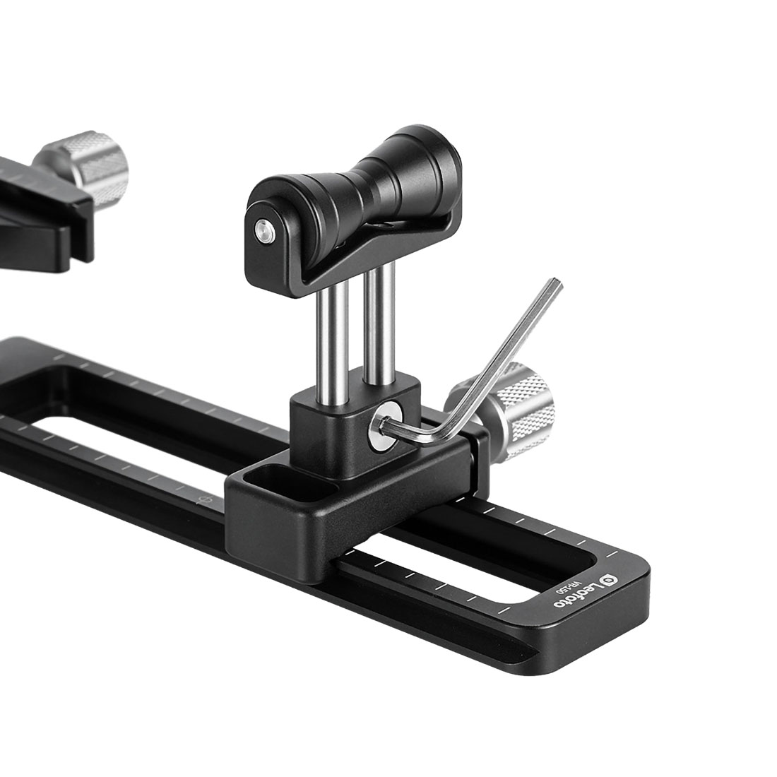 Leofoto VR-150 Dual-Pivot Teleschiene mit Schnellwechselklemme (171 mm lang)