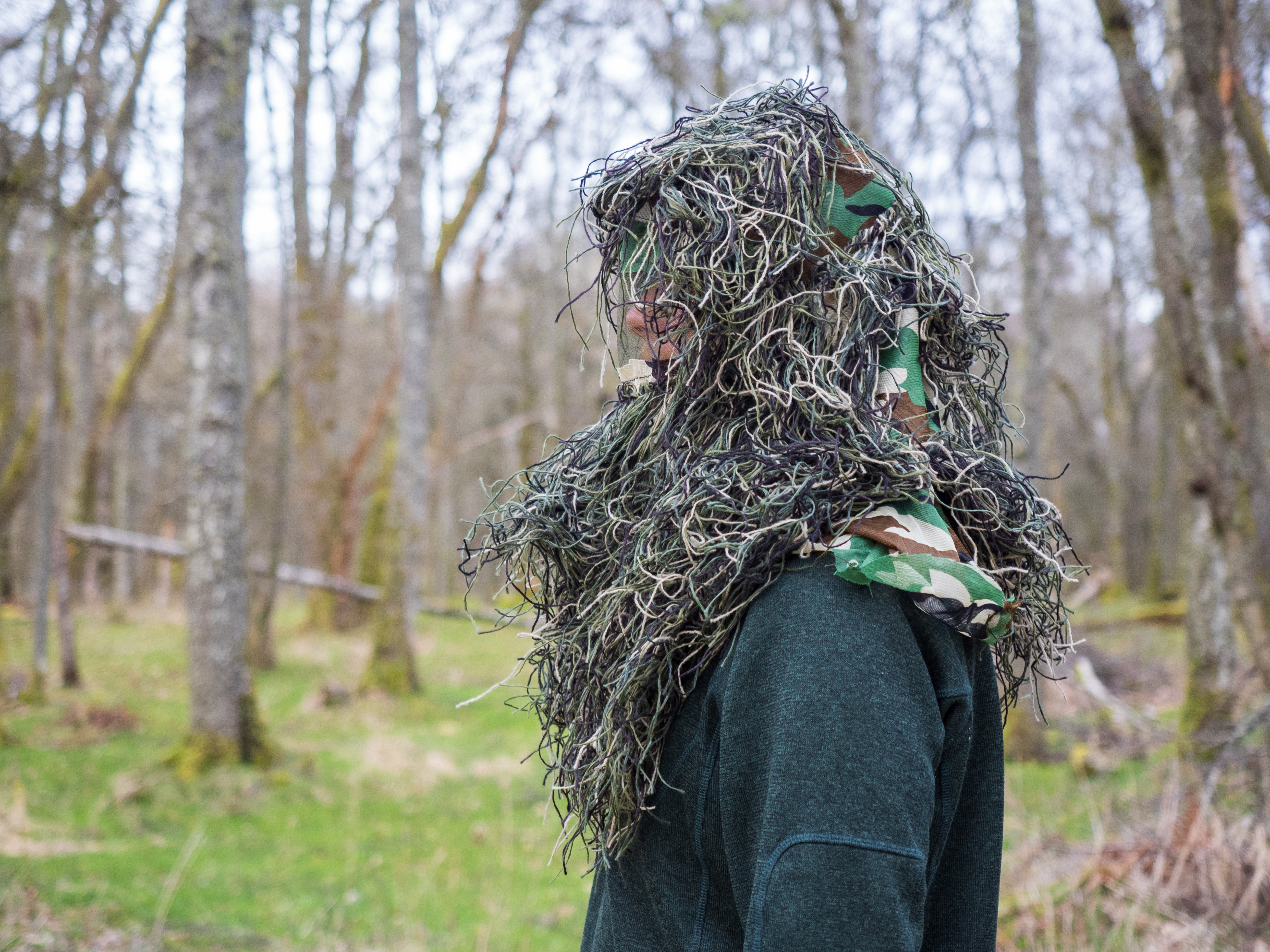 Tragopan Ghillie Gesichtsmaske