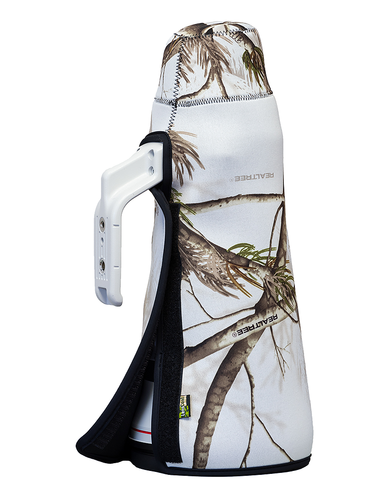 TravelCoat™ für Canon RF 400 f/2.8 ohne Sonnenblende Realtree AP Snow - Farbe:  Realtree AP Snow LensCoat