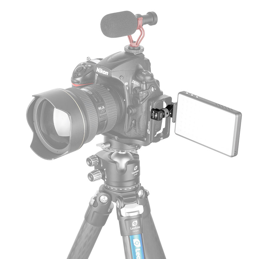 Leofoto FA-16 adapter + FA-10 V quick release plate