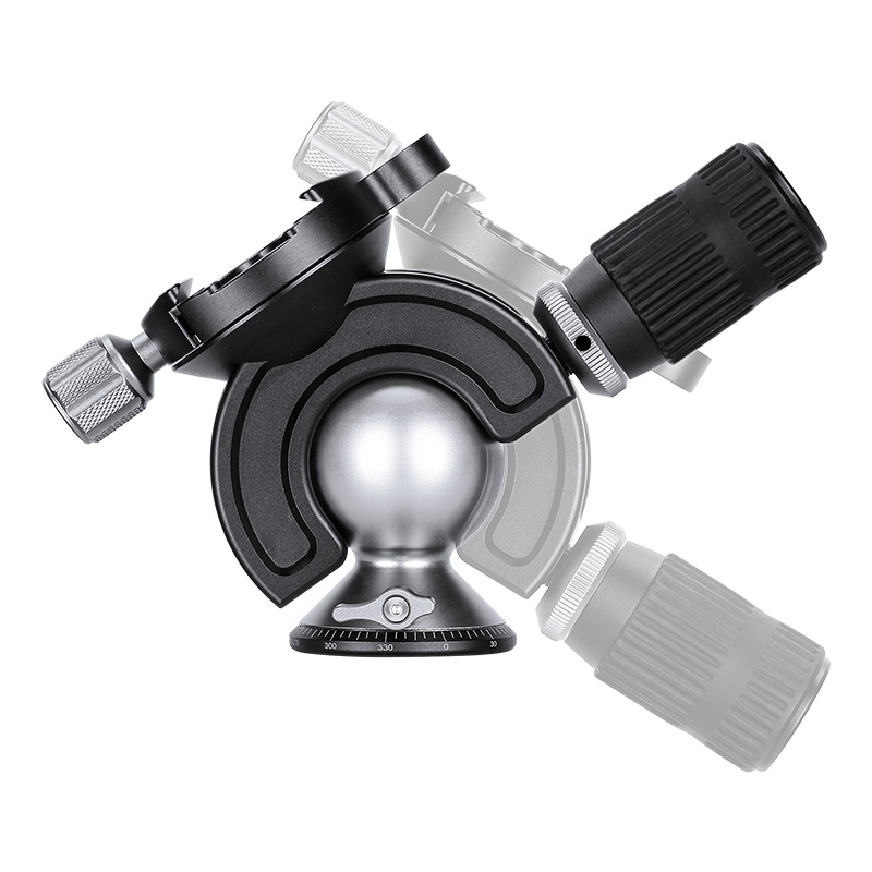 Rotule ball Leofoto MH-50 avec base panoramique