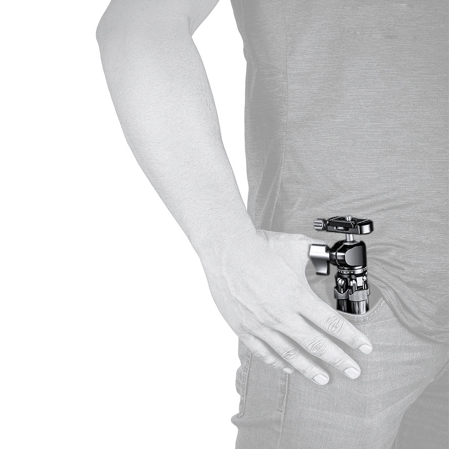 Leofoto MT-02C+LH-22 mini tripod with LH-22 ball head