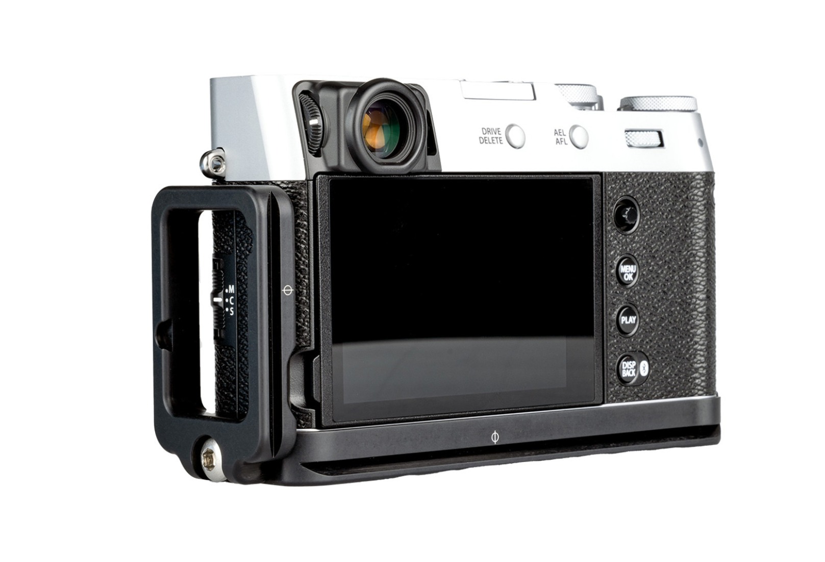 Really Right Stuff BX100VI Set: L-bracket with grip for Fuji X100VI