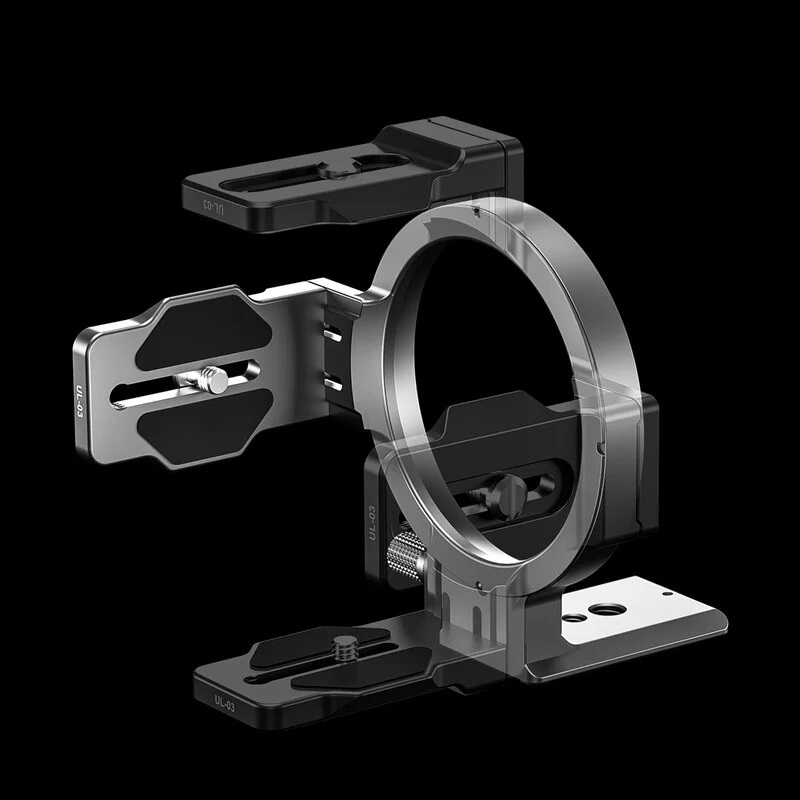 Leofoto UL-03 Black Universal L-Bracket incl. clamp