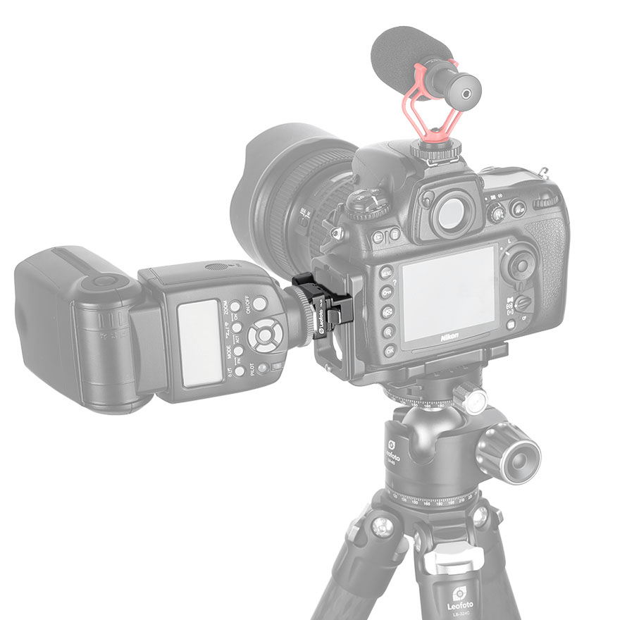 Leofoto FA-16 adapter + FA-10 V quick release plate