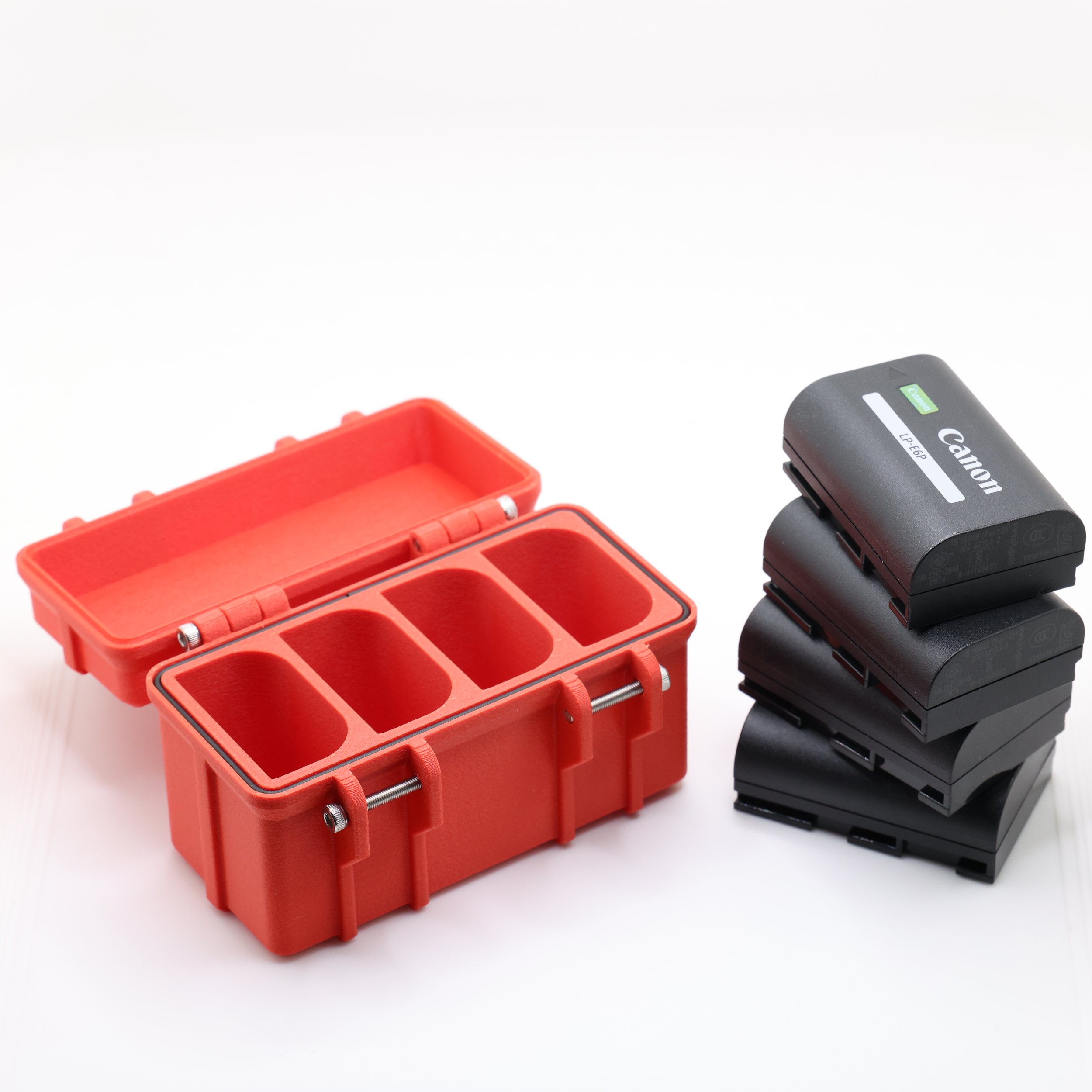 Akkubox für Canon Multi Akkubox für 4 x LP-E6-Akkus Canon Multi Box - BigLensCap: Canon Multi Box