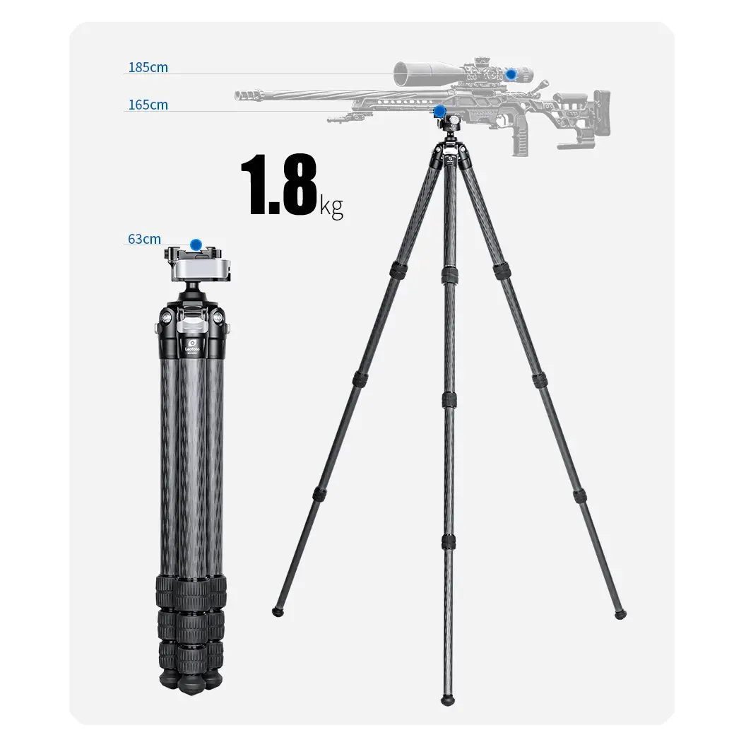 Leofoto SA-364C trépied en carbone à trois pieds avec support MA-30L