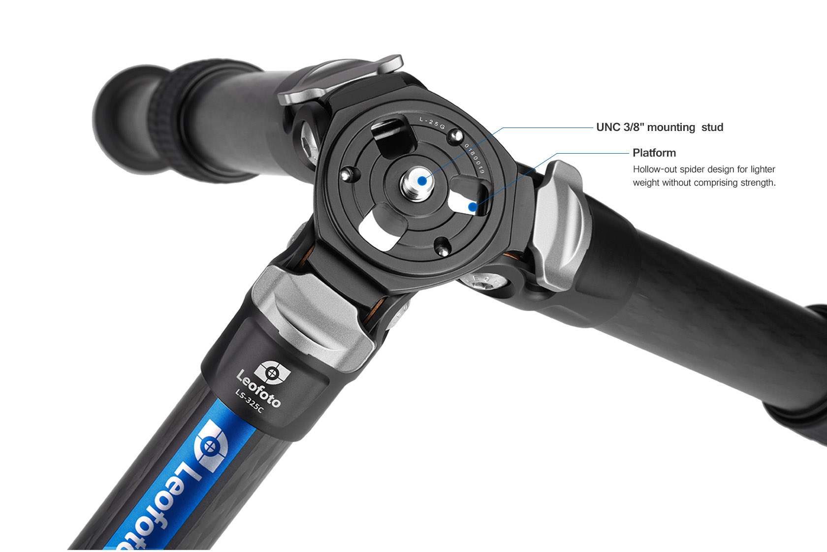 Leofoto Ranger LS-325C Carbon-Stativ mit Kugelkopf LH-40