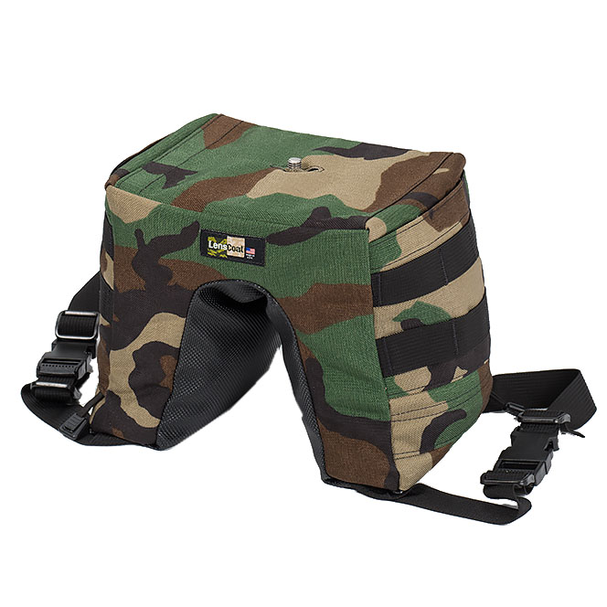LensCoat Bohnensack LensSack Pro Jr - Farbe:  Forest Green Camo LensCoat