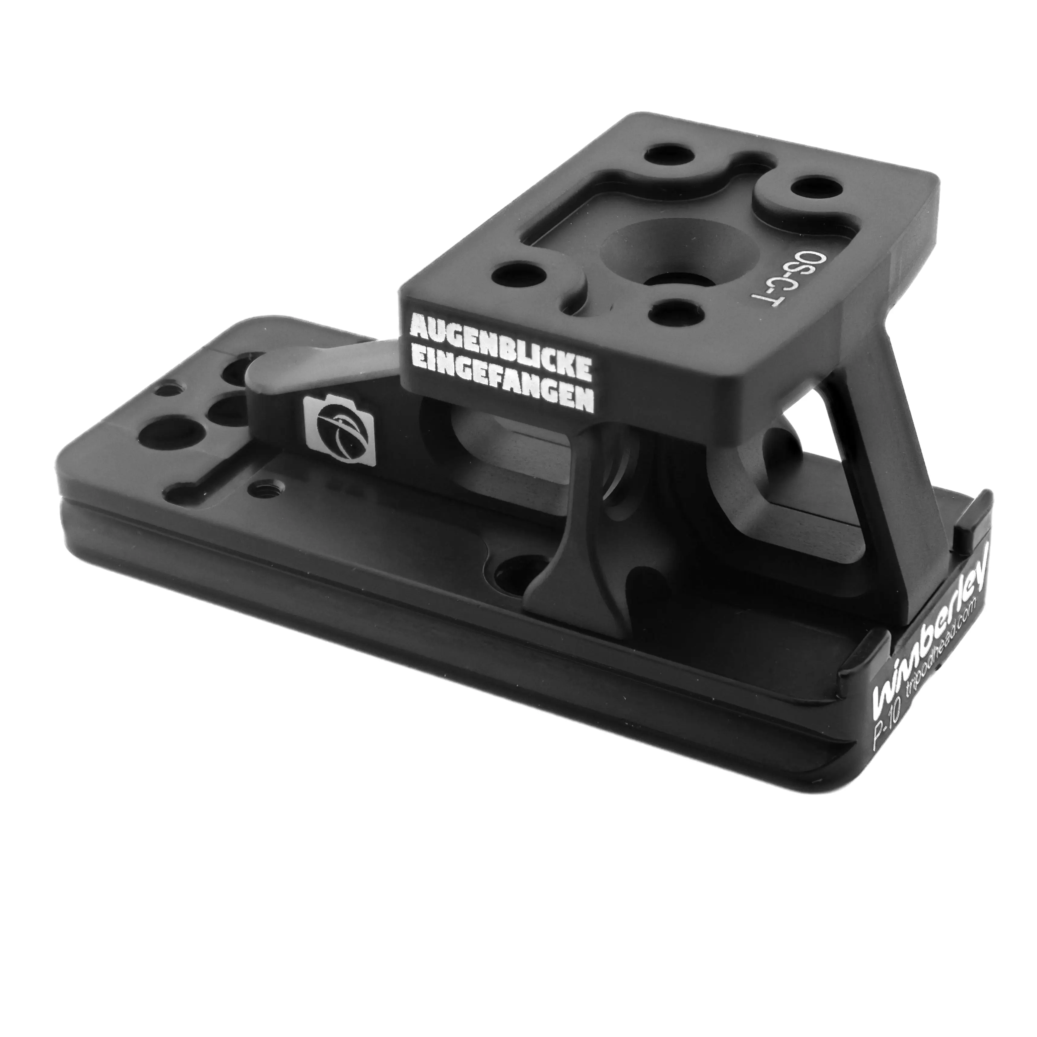 Piede sostitutivo modulare per obiettivo OF-C-T per teleobiettivi Canon EF e RF e Sony FE (con Wimberley P-10) Wimberley P-10 (84 mm) - Lens plate: Wimberley P-10 (84 mm)