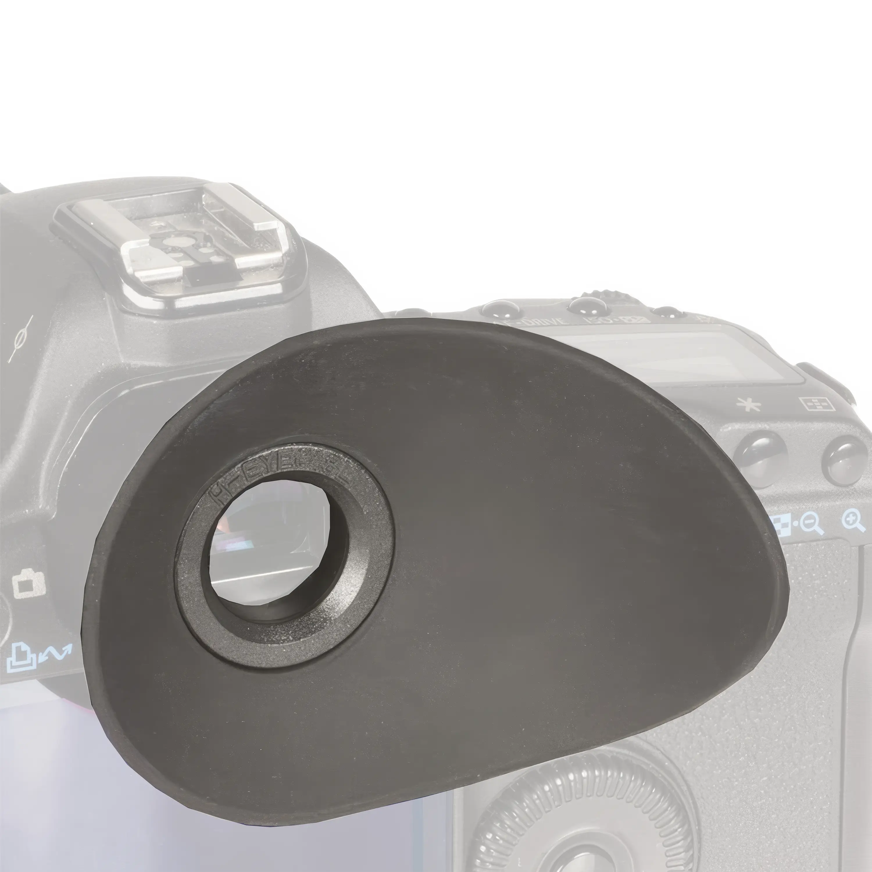 Hoodman Augenmuschel für Canon Kameras mit 18 mm Okular (lang) Ausführung für Brillenträger - HoodEye Augenmuschel: Ausführung für Brillenträger