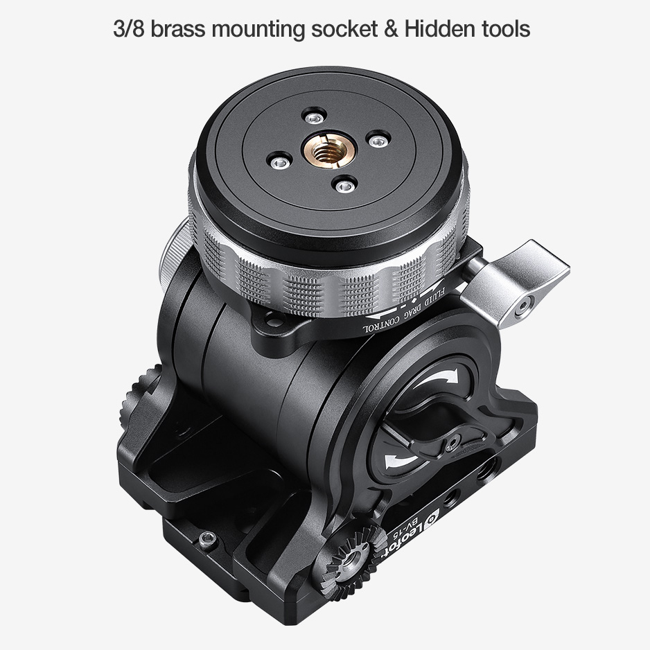 Leofoto BV-15  testa video fluida