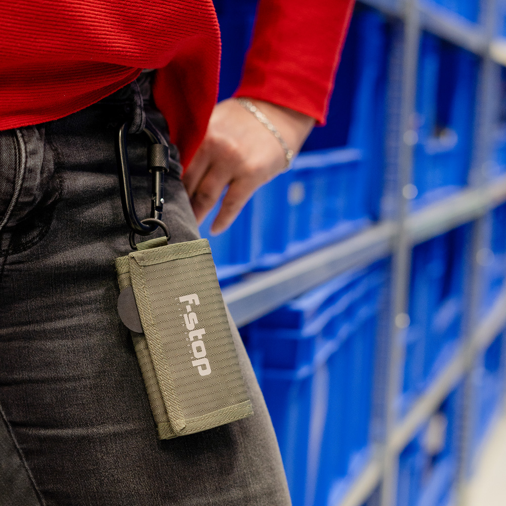 f-stop Flash Card Wallet verde follaje