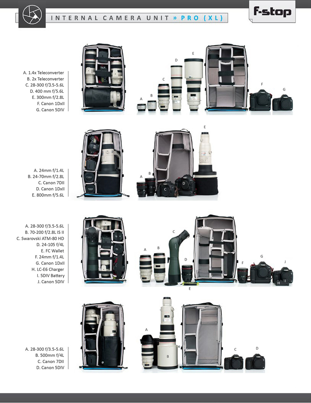 f-stop TILOPA 50L DuraDiamond™ Rucksack Big Bundle- Anthrazit