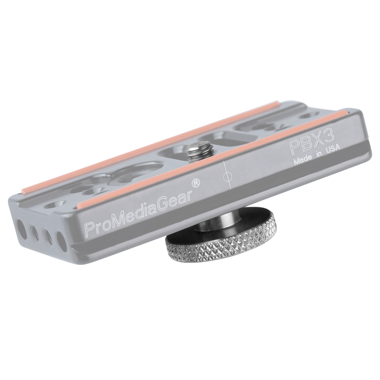 Pro Media Gear ST Camera Plate Captive 1/4-" UNC Thumb Screw