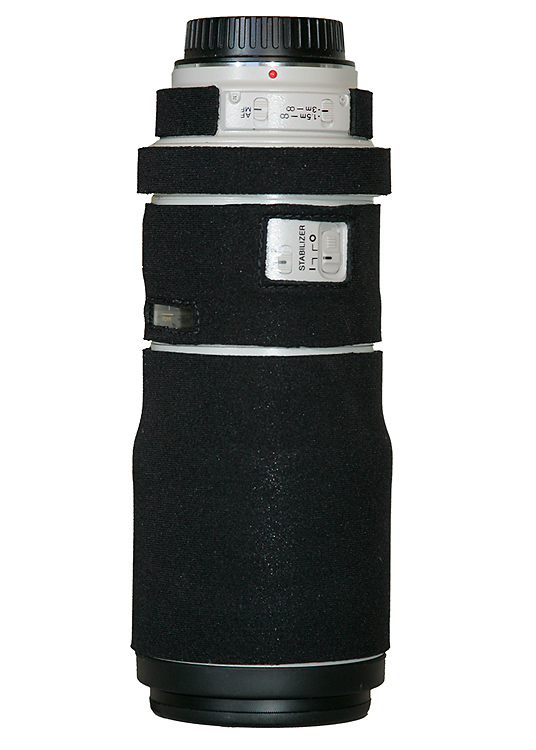 LensCoat Objektivschutz für Canon EF 300mm f/4 L IS - Farbe:  Schwarz LensCoat