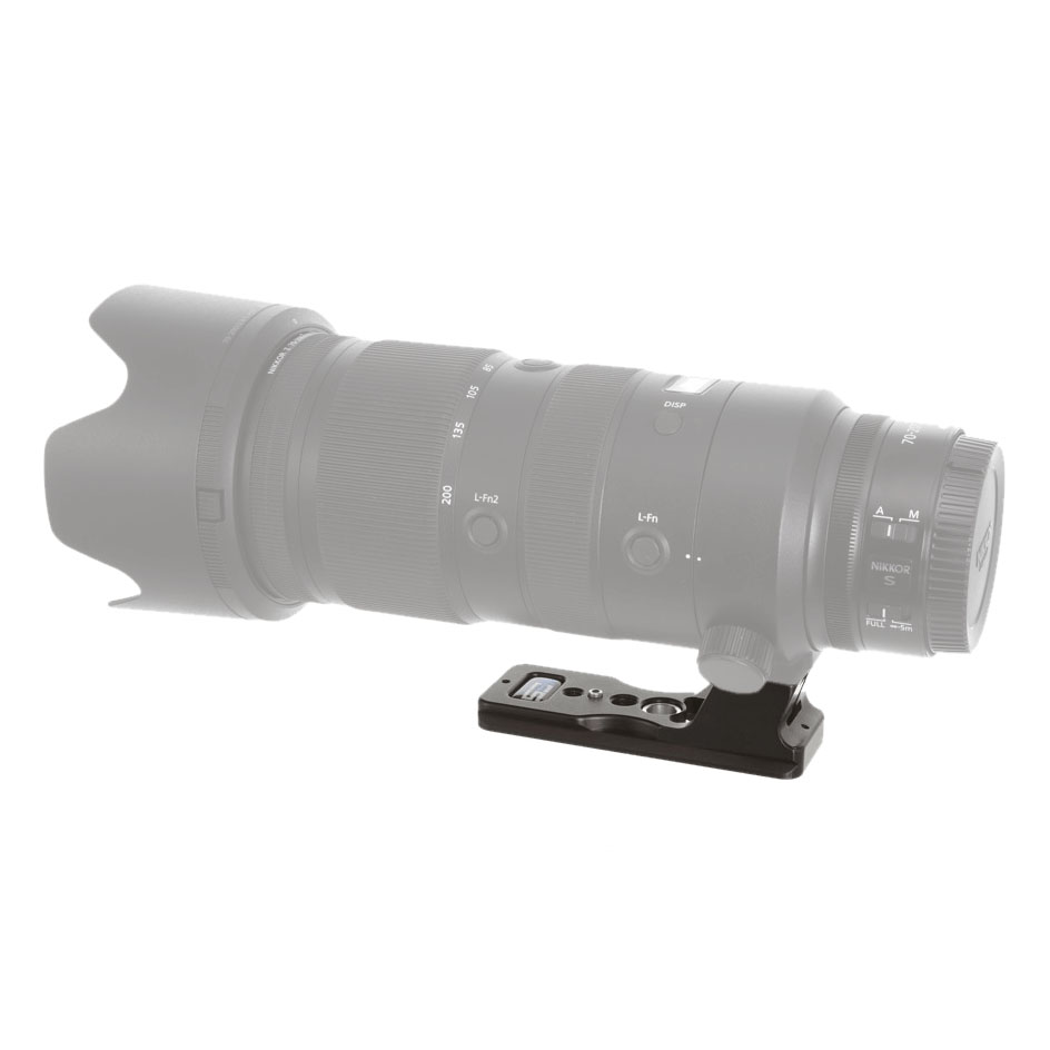 Piede sostitutivo per obiettivo Kirk LP-70 per Nikon Z 70–200 mm f/2.8 VR S e Z 100-400 f/4.5-5.6 VR S