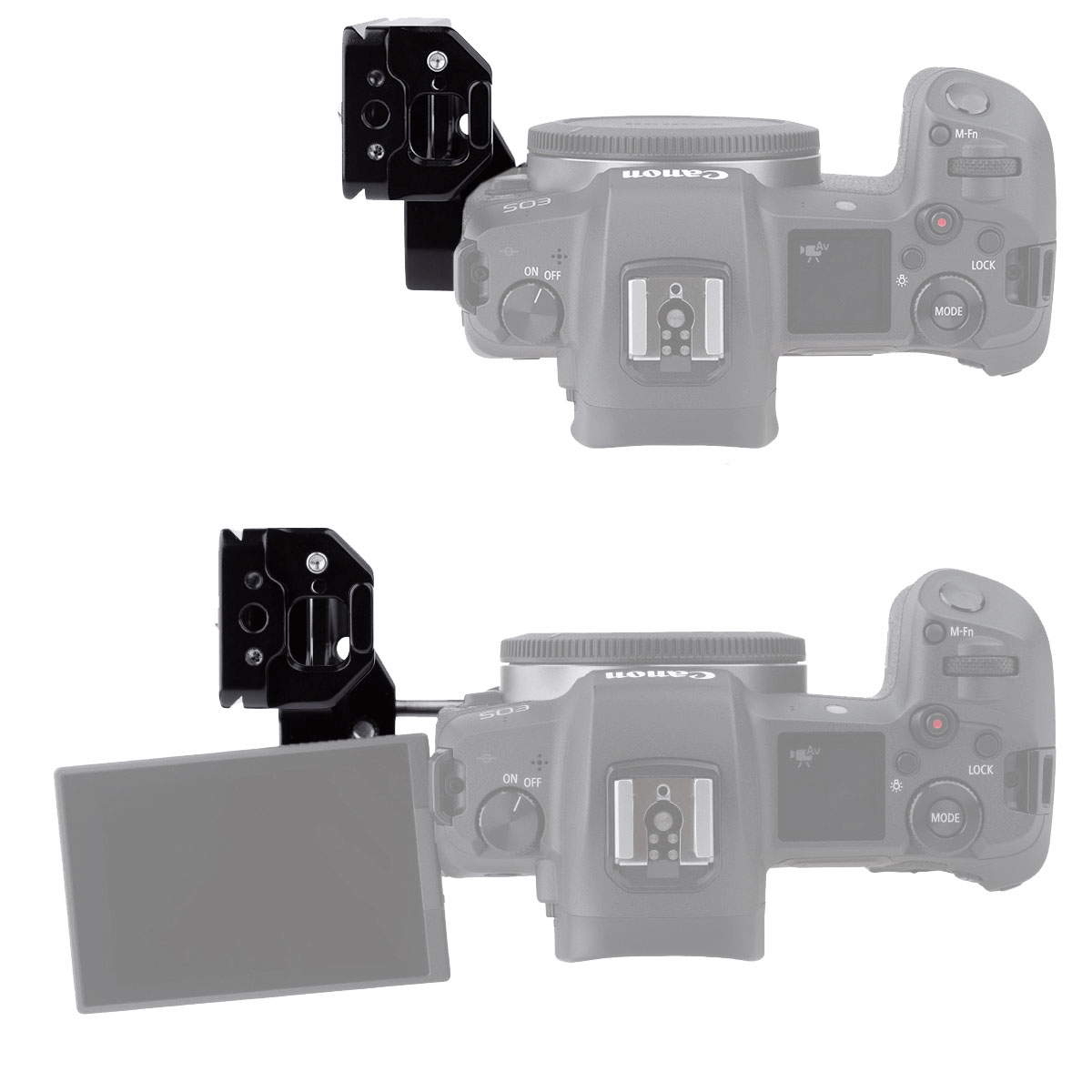 ProMediaGear PLX3TQD L-bracket universal for cameras with tilting display