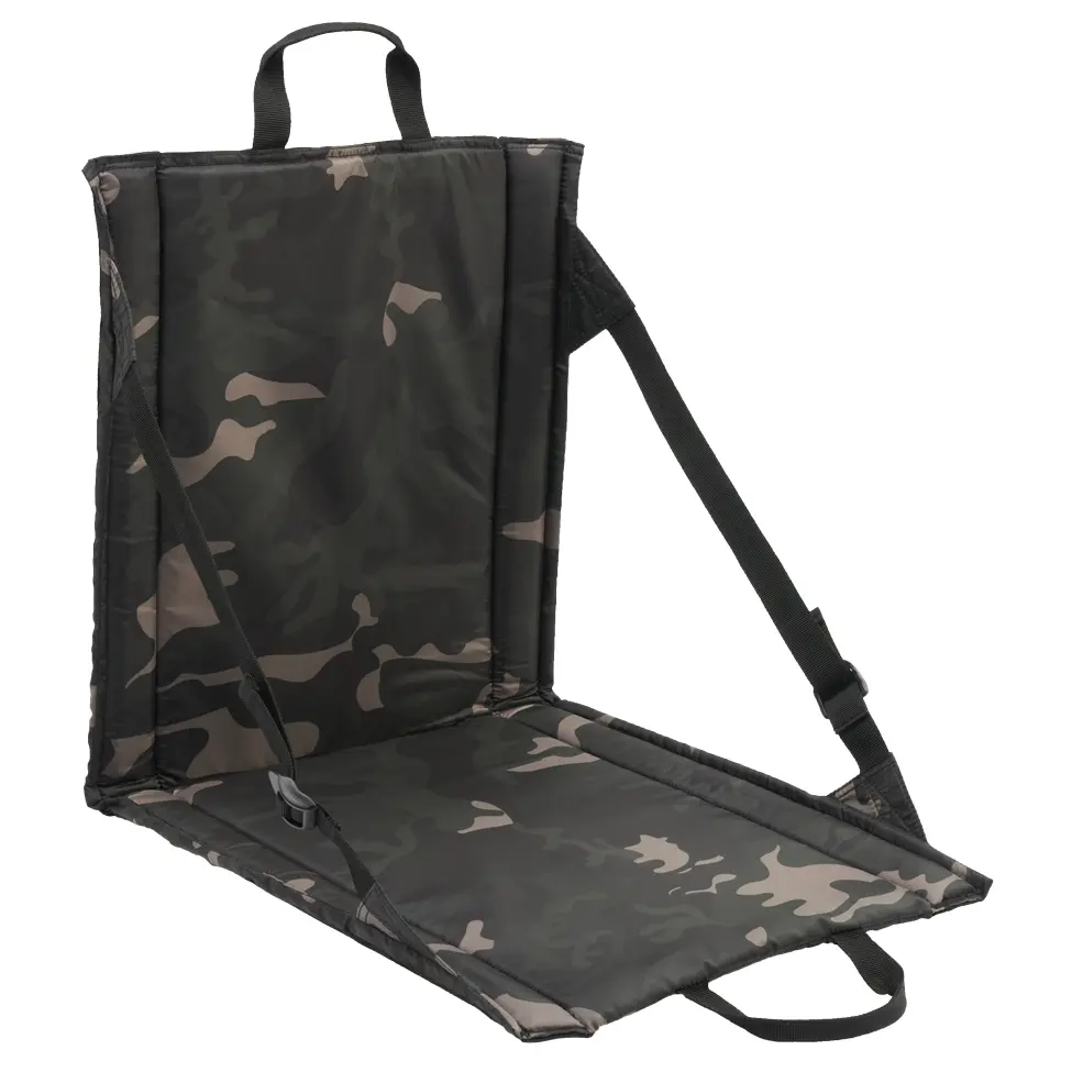 Brandit Wear Foldable Seat - faltbares Sitzkissen mit Lehne Darkcamo - Brandit Wear Muster: Darkcamo