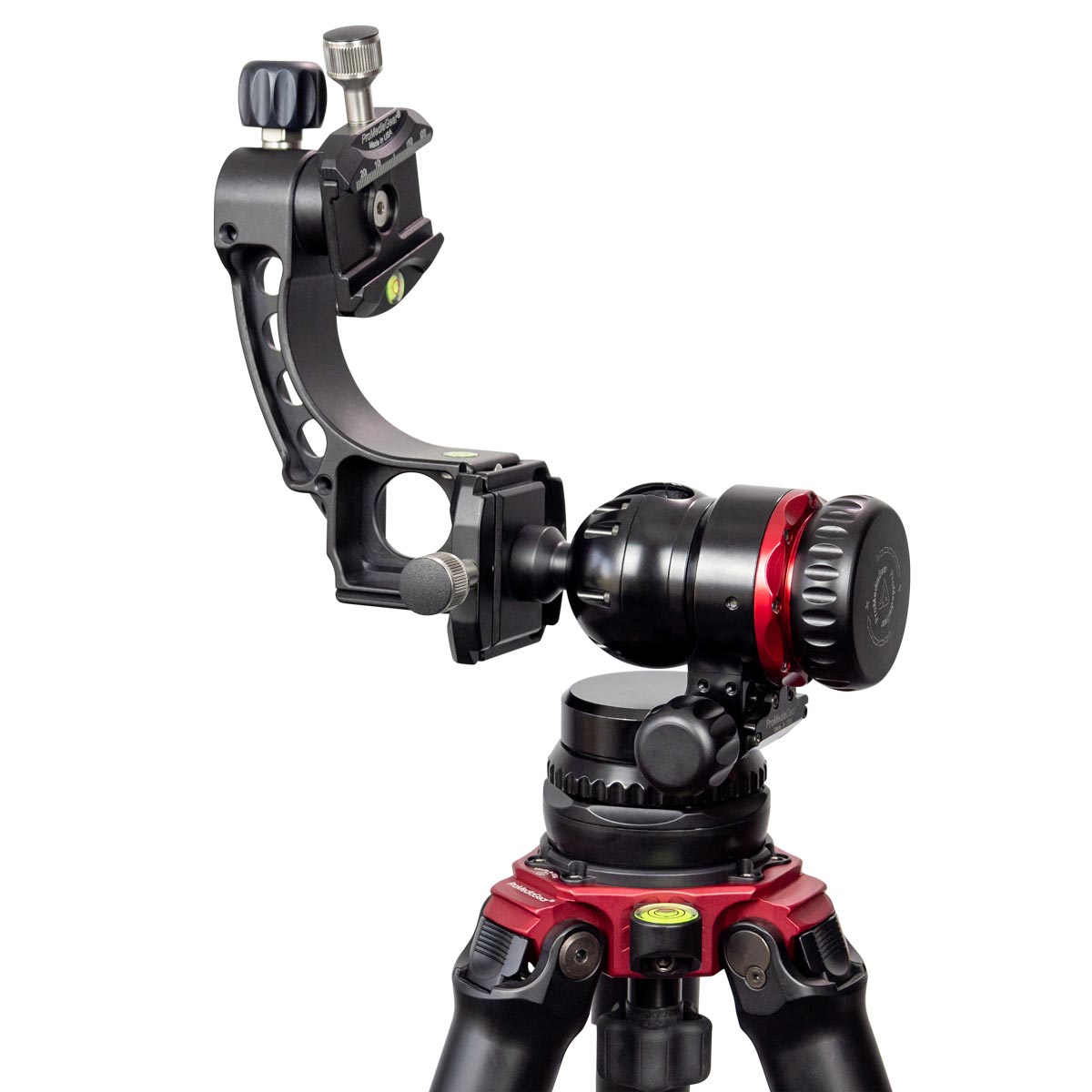 ProMediaGear GT2 Tomahawk - telephoto gimbal extension for ball head & monopod