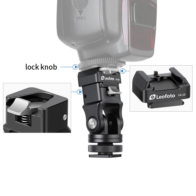 Leofoto FA-15 tiltable quick-release platform + FA-10 V quick-release plate