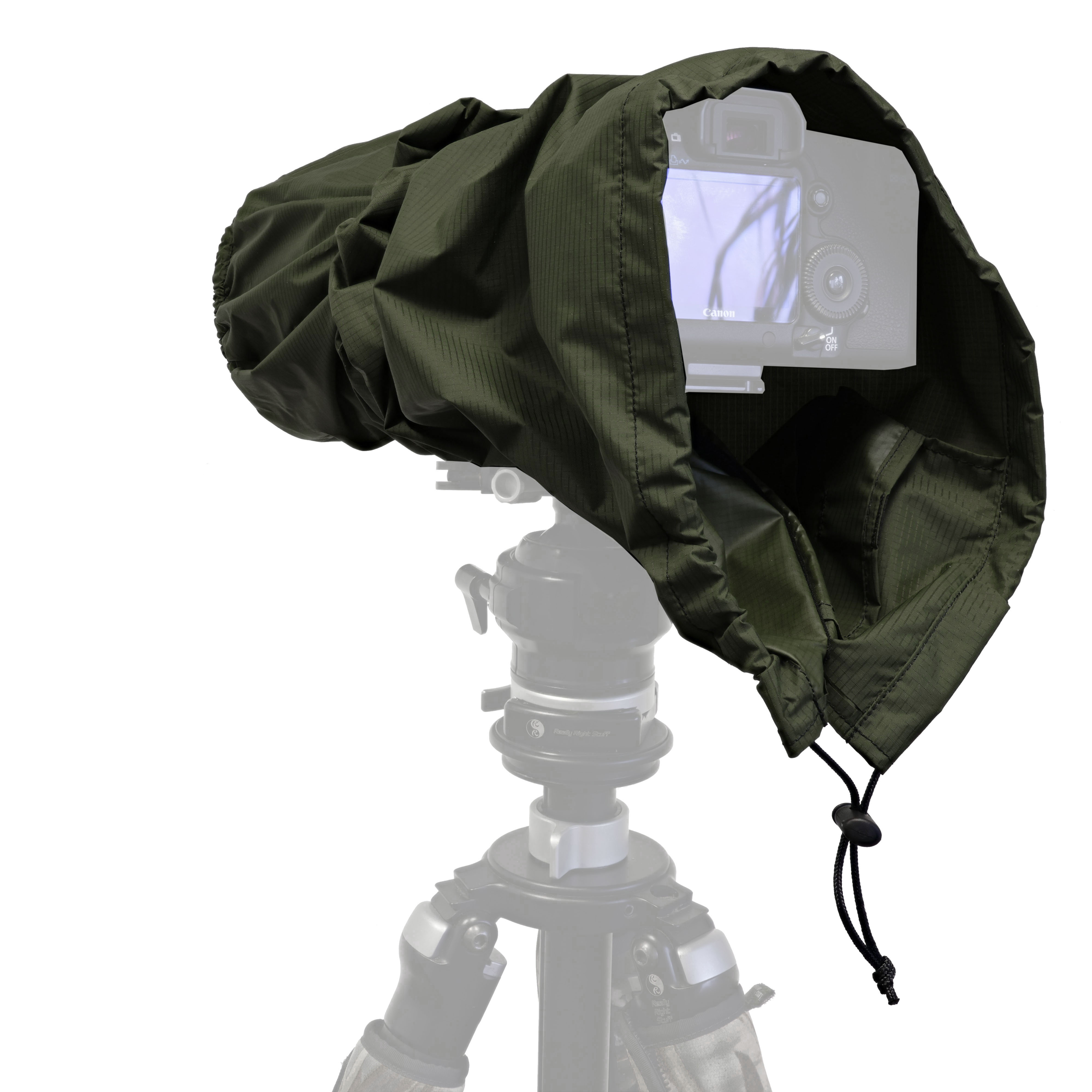 MR JAN GEAR shower cap rain cover for camera & lens khaki - ⌀ 18 cm, length 70 cm - LensCoat Color/Pattern: Khaki | Regenschutz Größe: L ⌀ 18 cm, length 70 cm