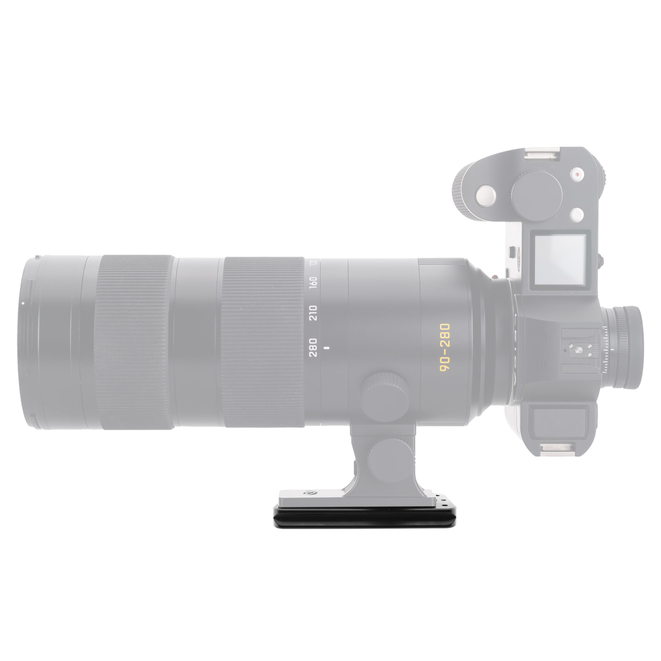 Piastra obiettivo universale Kirk KLP-360-2NL (91 mm) con attacco QD e 2 viti