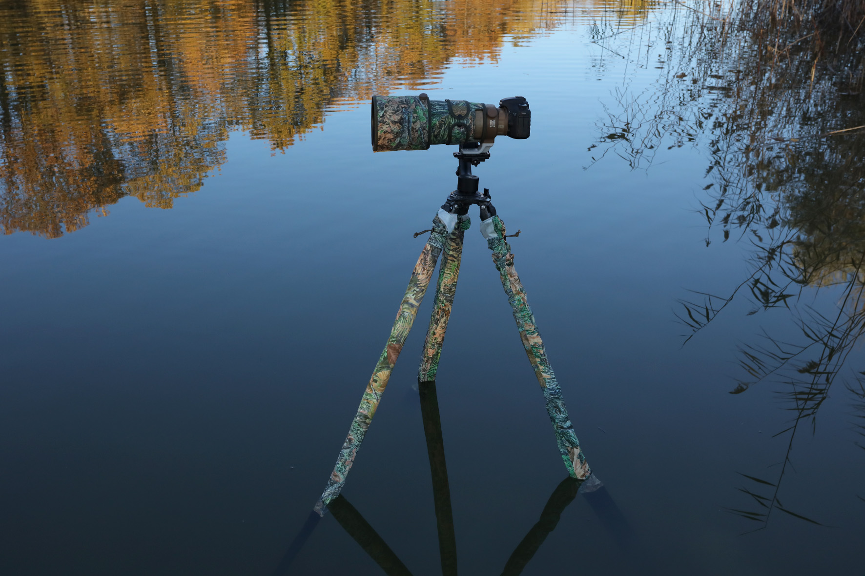 Camshield Avocet - wasserdichte Stativbeinüberzüge Autumn (All season) - Tarnmuster: Autumn (All season)