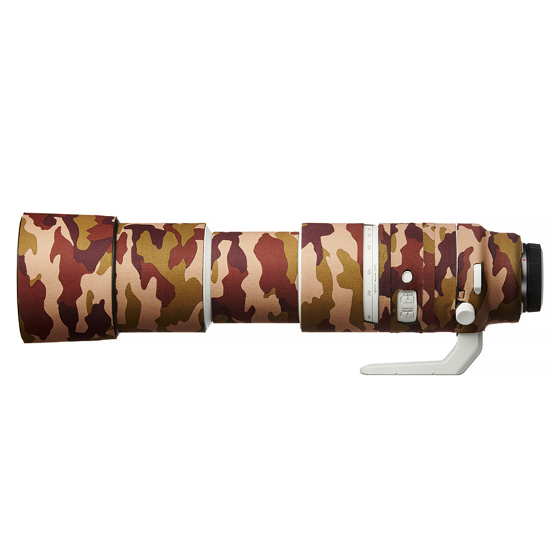 Easycover Objektivschutz Lens Oak für Canon RF 200-800mm  f/6.3-9 IS USM Braun Camouflage - Farbe: Braun Camouflage