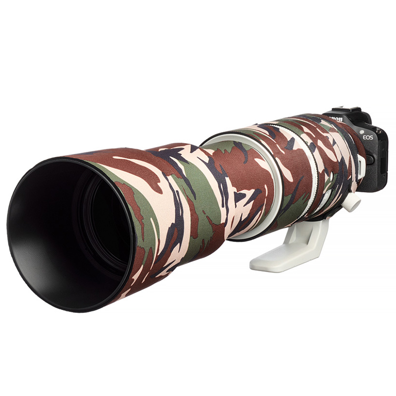 Easycover Objektivschutz Lens Oak für Canon RF 200-800mm f/6.3-9 IS USM Grün Camouflage - Farbe: Grün Camouflage