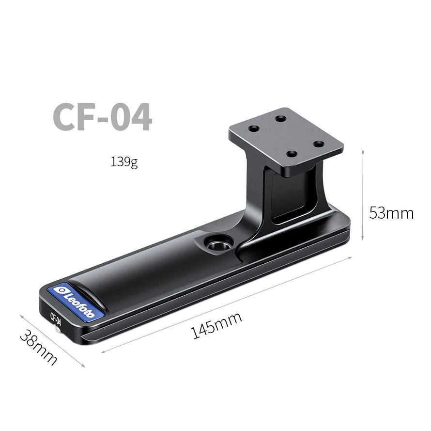 Leofoto CF-04 Ersatzfuß mit QD-Aufnahme für Canon Objektive