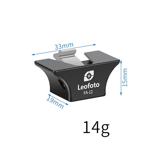 Leofoto FA-12 quick release platform + FA-10 V quick release plate