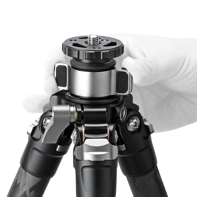 Leofoto LQ-324C Karbon-Stativ + Kugelkopf LH-40 - Mr. Q-Serie