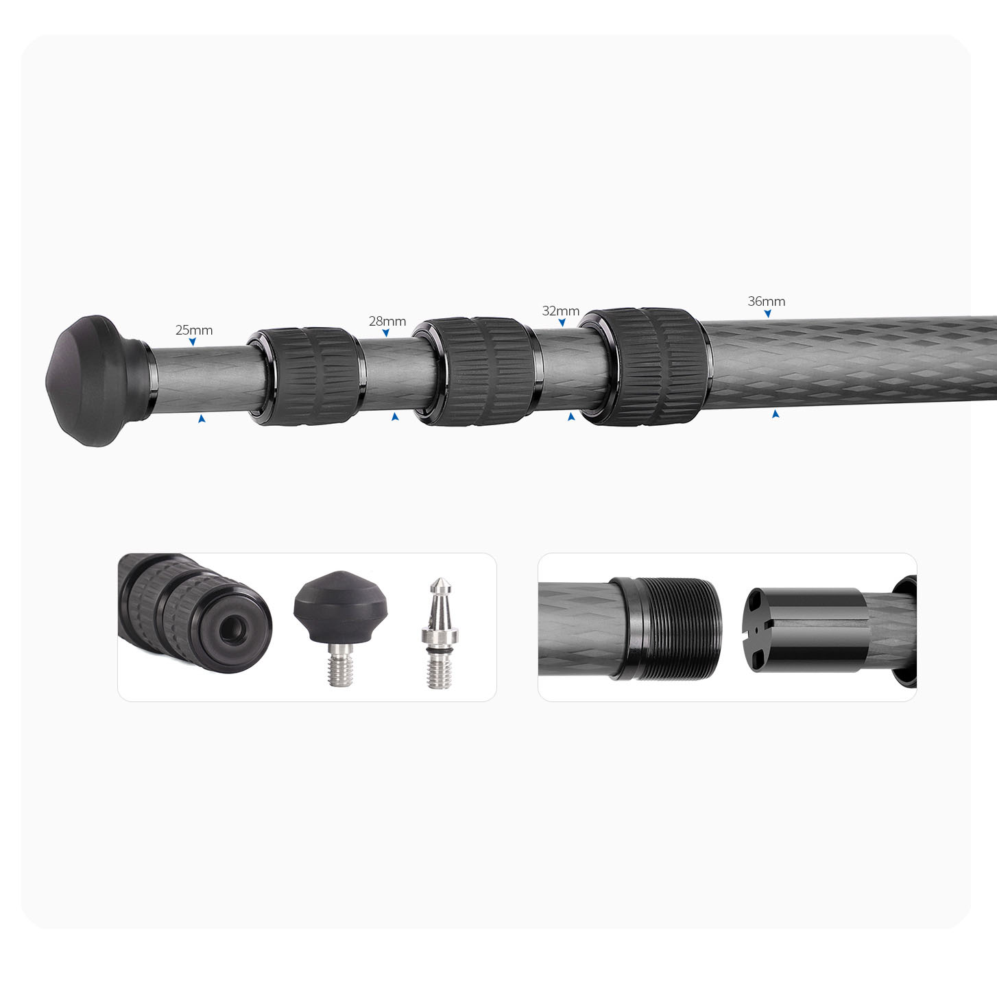 Leofoto LM-364CL Summit Karbon-Stativ