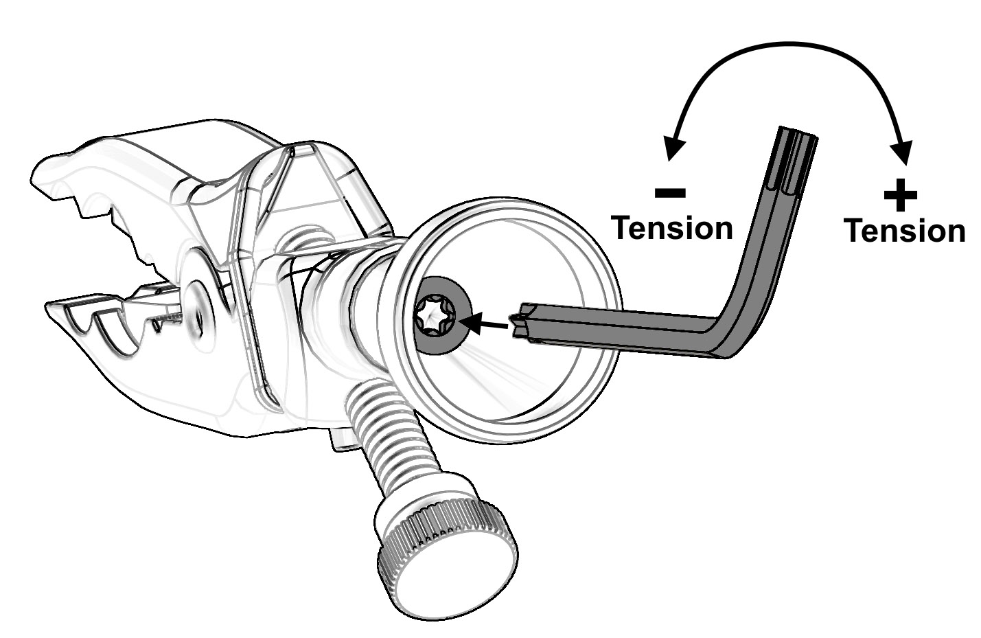 Wimberley KY-PP-201 Herramienta de ajuste (T20)
