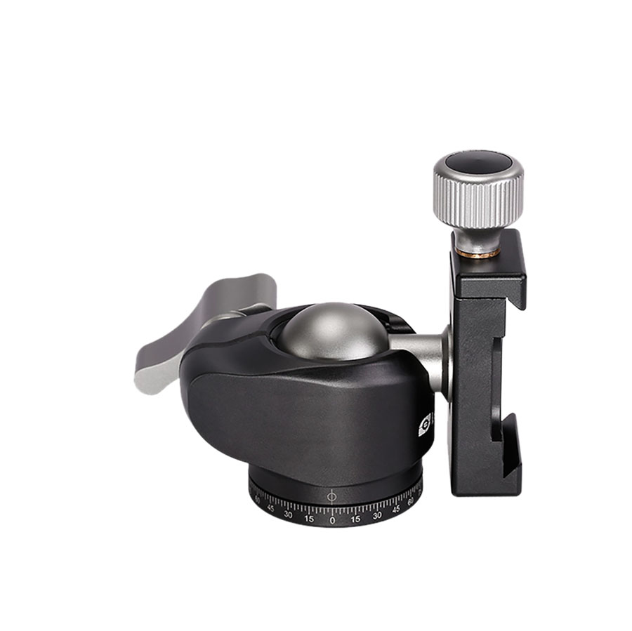 Rótula de bola Leofoto LH-25 con placa de cámara PU-25