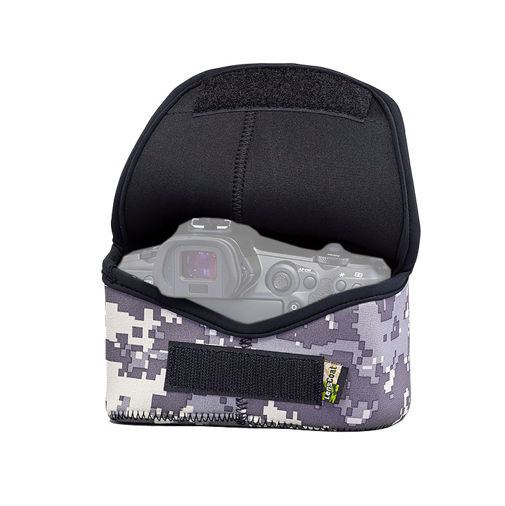 LensCoat Kameratasche BodyBag R für Canon EOS R, R5 &, R6 - Digital Camo - Farbe:  Digital Camo LensCoat
