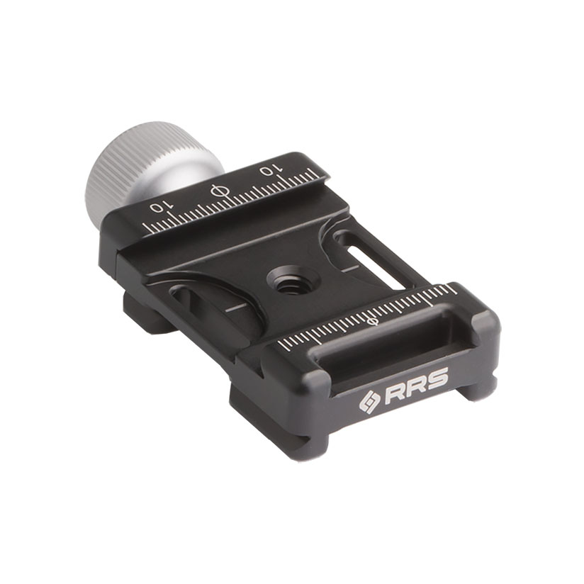 Really Right Stuff B2-FABN: Mini-Schnellwechselklemme mit 1/4" Gewindebohrung und 3 Gurtösen