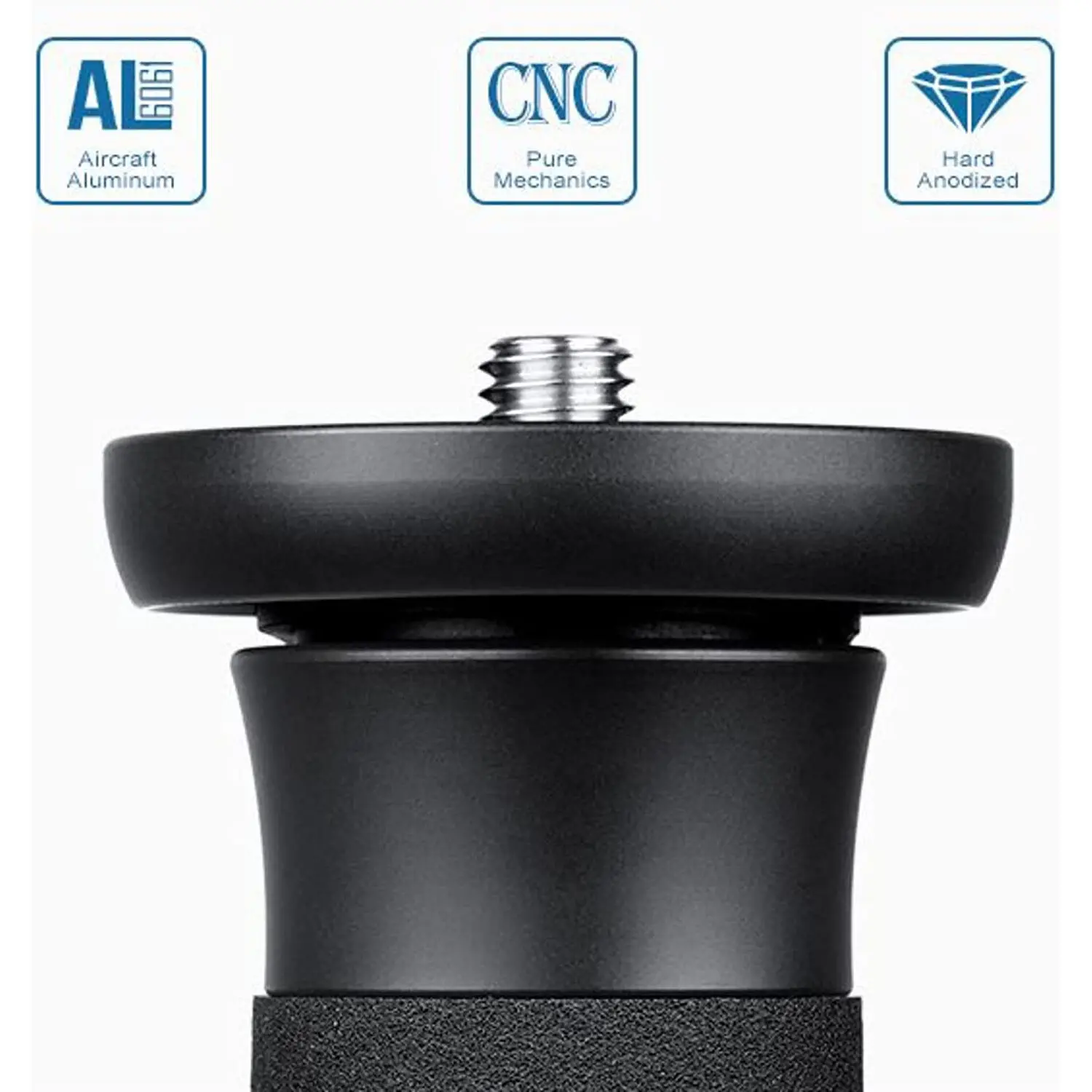 Leofoto MPQ-325C Black Einbein-Stativ aus Karbon